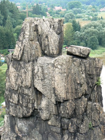 Píkovická jehla 2006 nadhled vrcholu