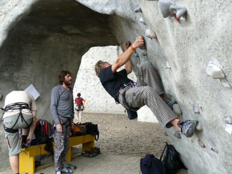 Gutovka Andrej a Pexeso bouldruje